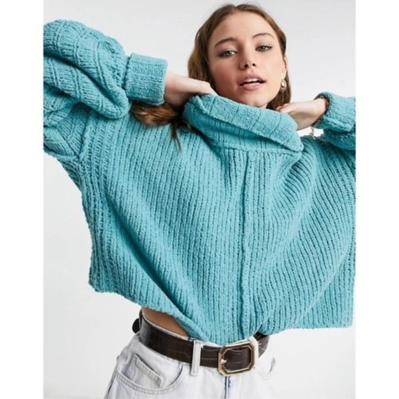 Free People Sweaters - 2️⃣5️⃣Free People Be Yours Pullover in Emerald Aura XS